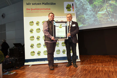 Verleihung des Preises "Wanderbares Deutschland"