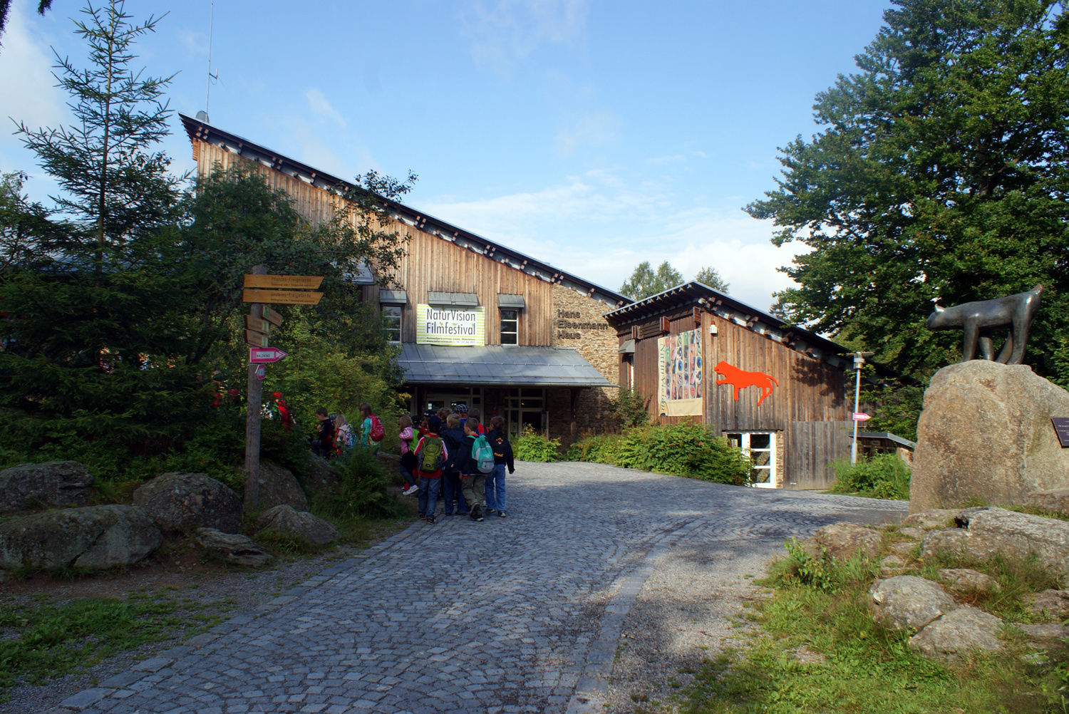 Informationszentren Nationalpark Bayerischer Wald Baumwipfelpfad Tierfreigelande Niederbayern Stadt Freyung