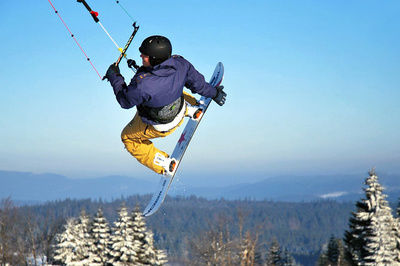 Snowkiting Schneeflocken Rocken